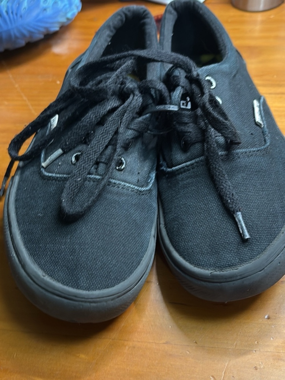 Hurley Kids Black Canvas Lace-Up Sneakers